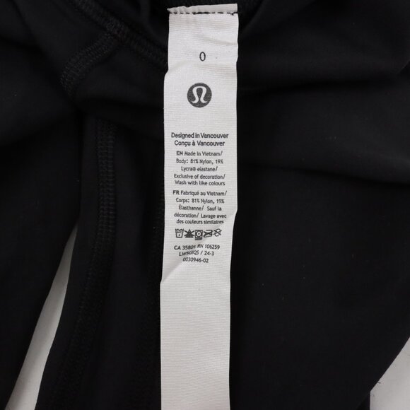 NWT Lululemon Align Mini-Flare Pants *Short in Black Size 0 - Picture 6 of 6
